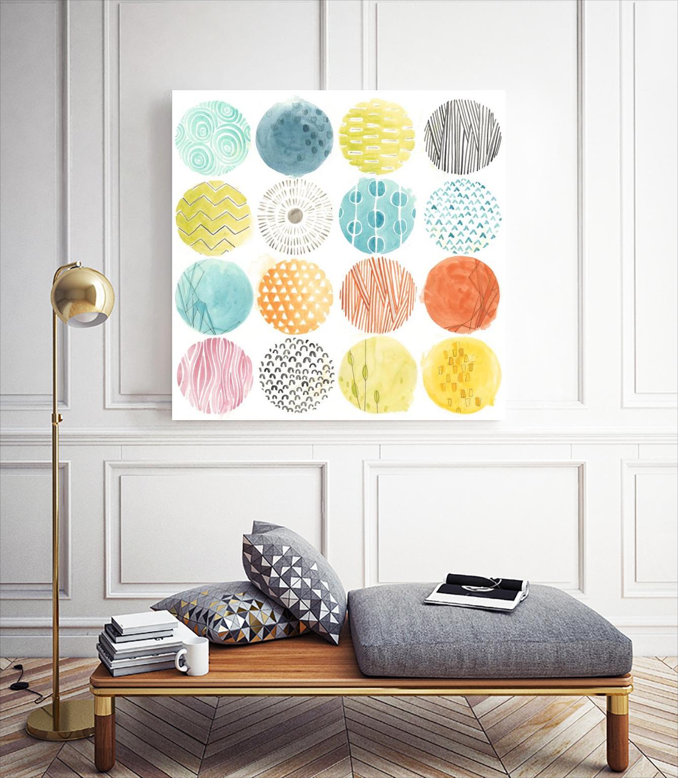 Pattern Pop I by June Erica Vess on GIANT ART - abstract