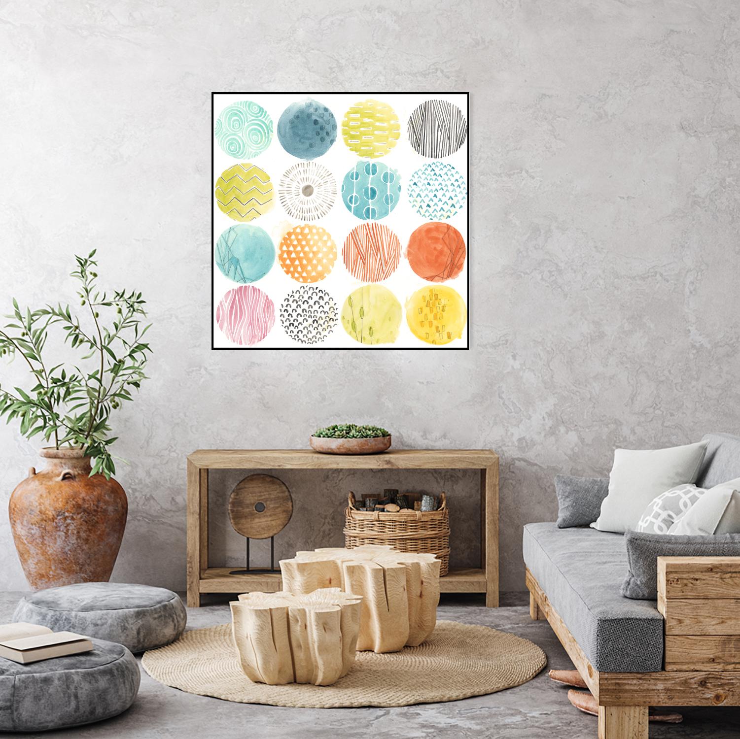 Pattern Pop I by June Erica Vess on GIANT ART - abstract
