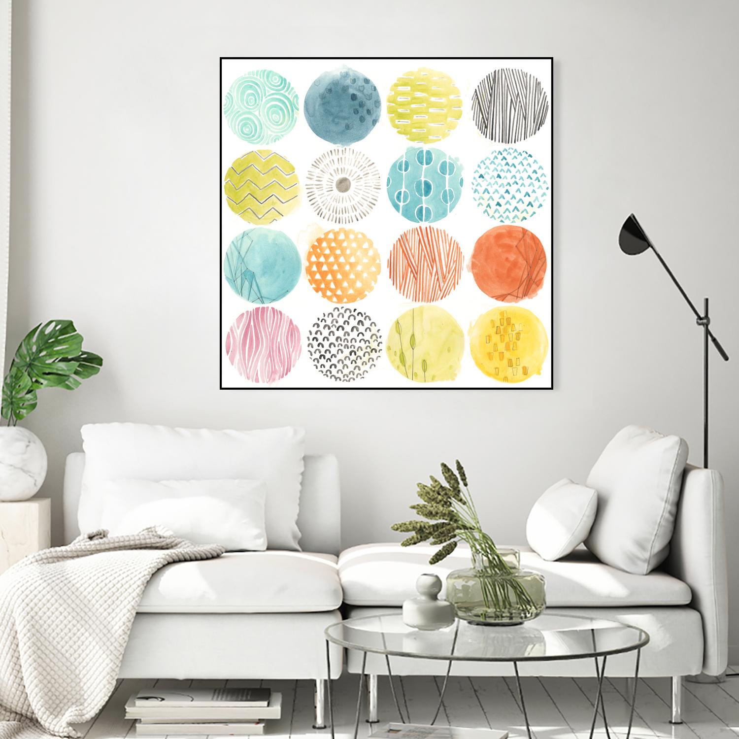 Pattern Pop I by June Erica Vess on GIANT ART - abstract
