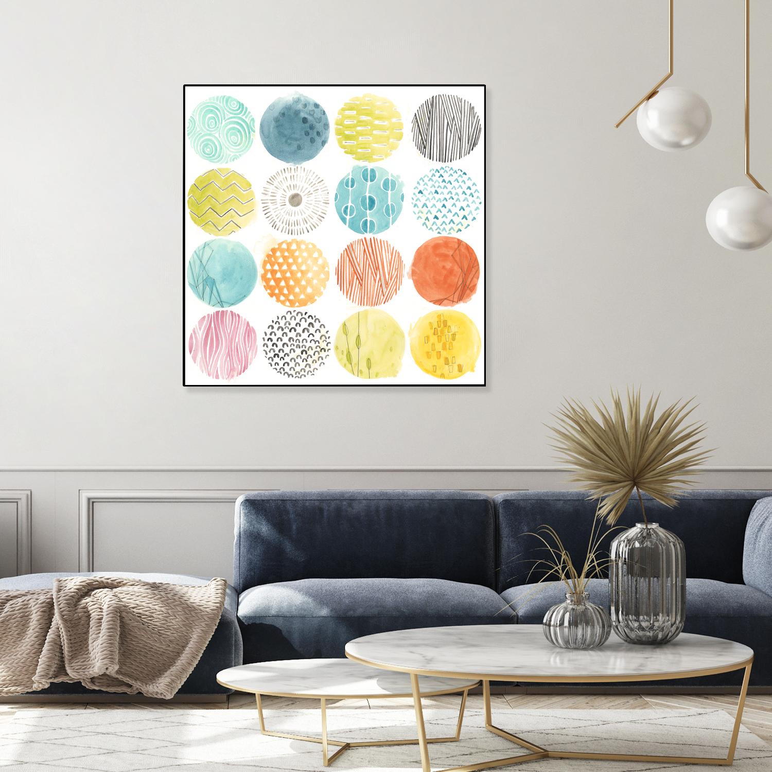 Pattern Pop I by June Erica Vess on GIANT ART - abstract
