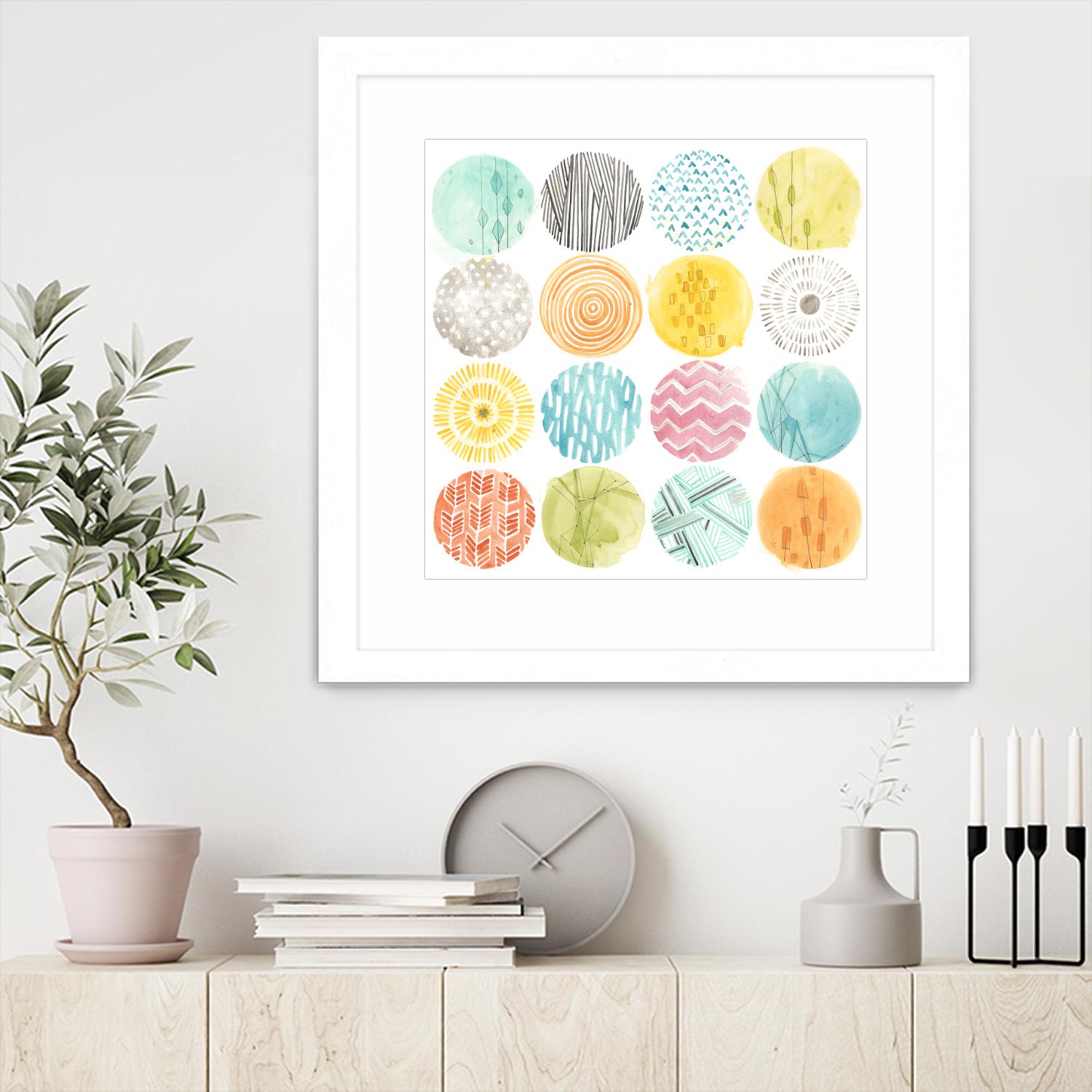 Pattern Pop II by June Erica Vess on GIANT ART - abstract