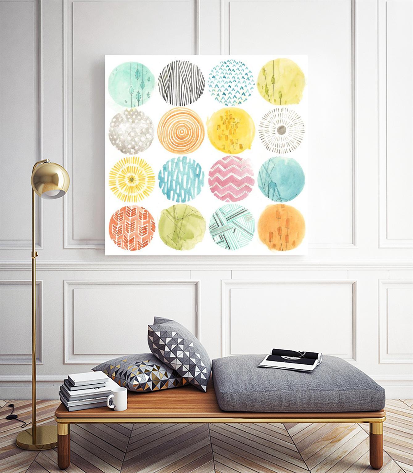 Pattern Pop II by June Erica Vess on GIANT ART - abstract