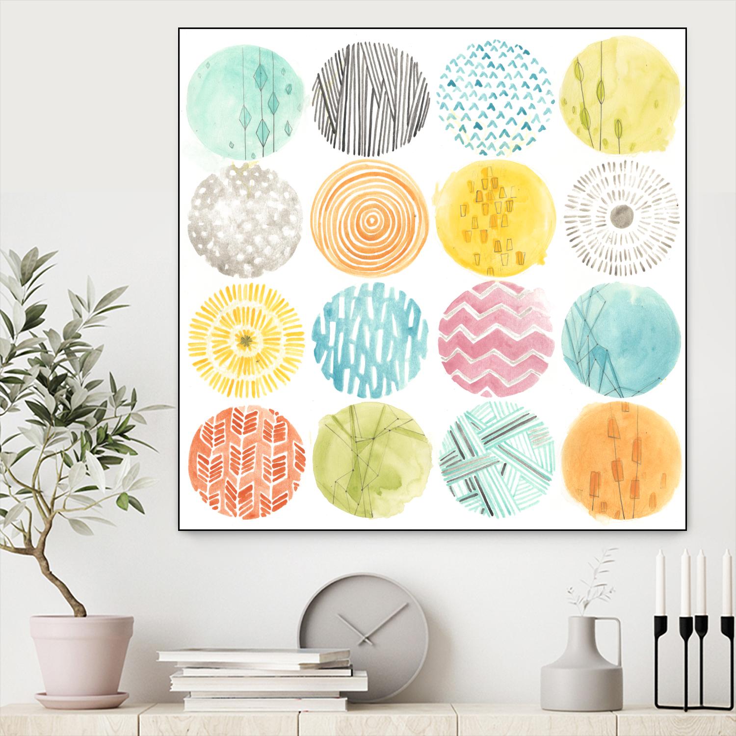 Pattern Pop II by June Erica Vess on GIANT ART - abstract