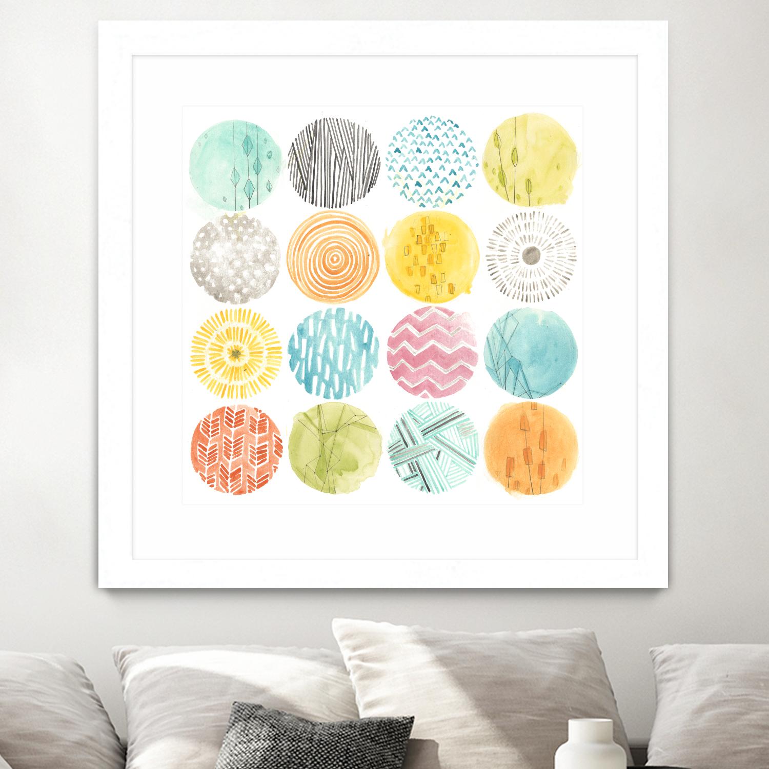 Pattern Pop II by June Erica Vess on GIANT ART - abstract