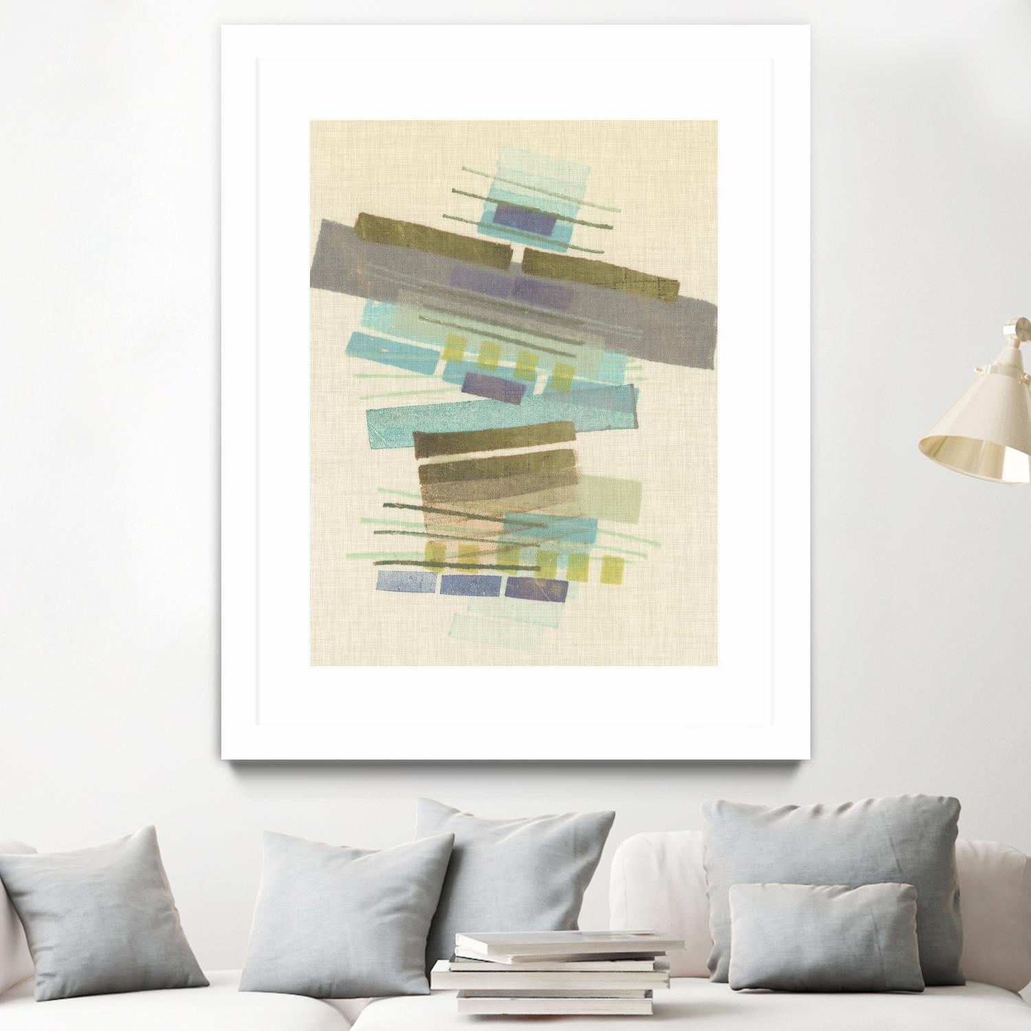 Balancing II by Nikki Galapon on GIANT ART - blue abstract