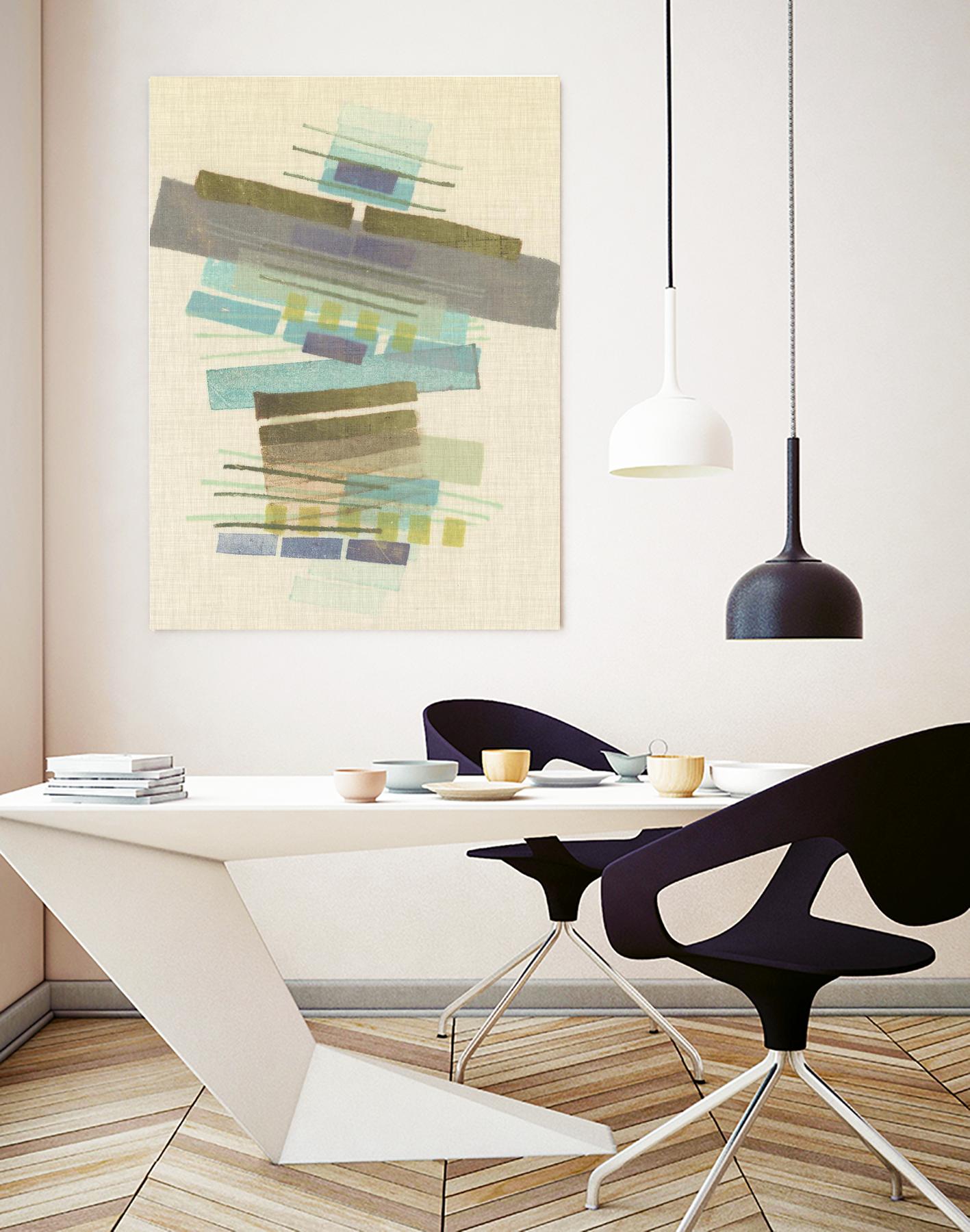 Balancing II by Nikki Galapon on GIANT ART - blue abstract