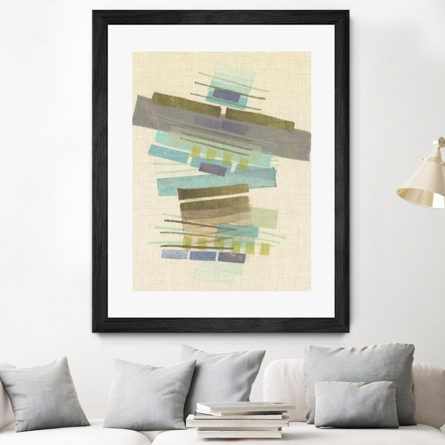 Balancing II by Nikki Galapon on GIANT ART - blue abstract