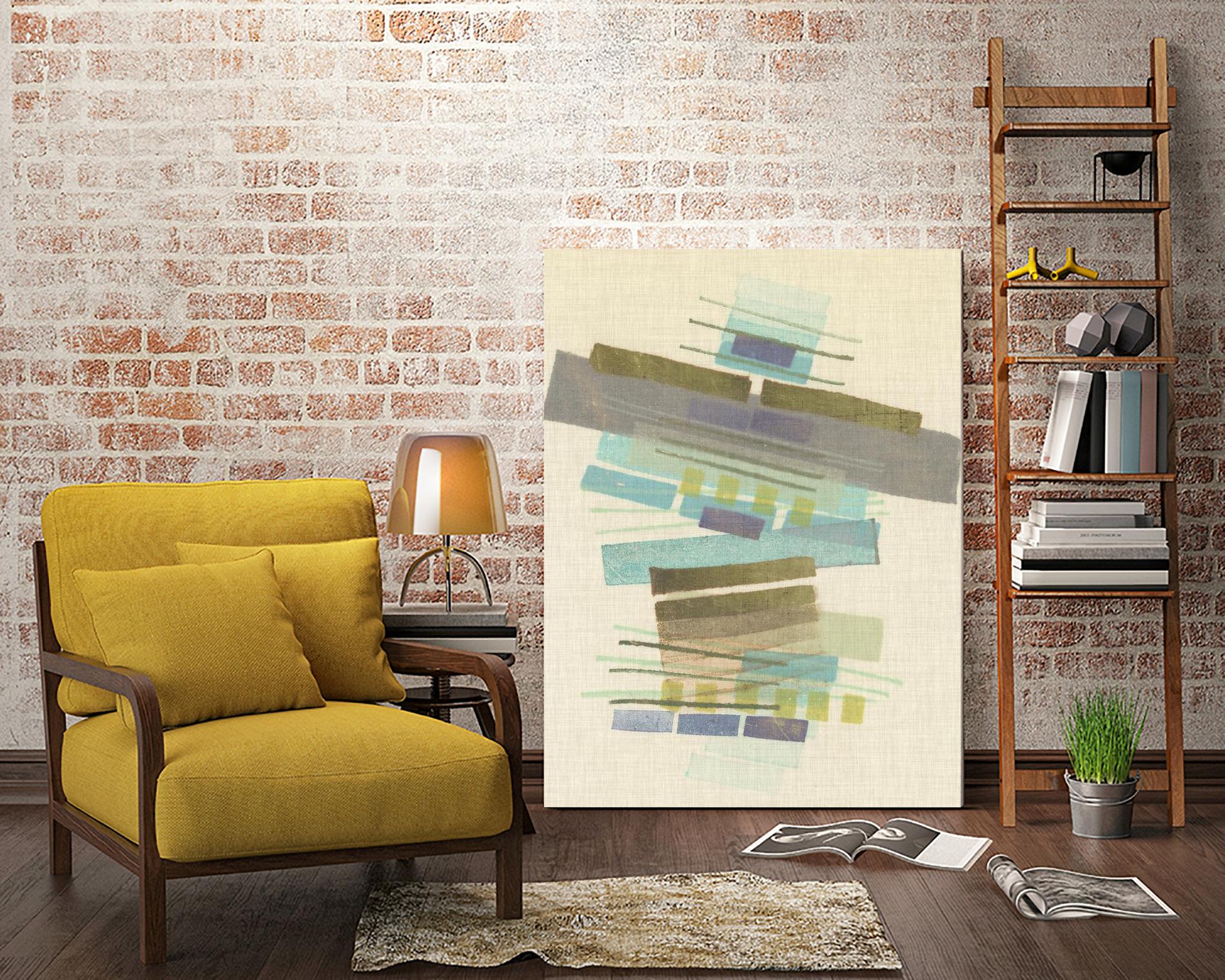 Balancing II by Nikki Galapon on GIANT ART - blue abstract