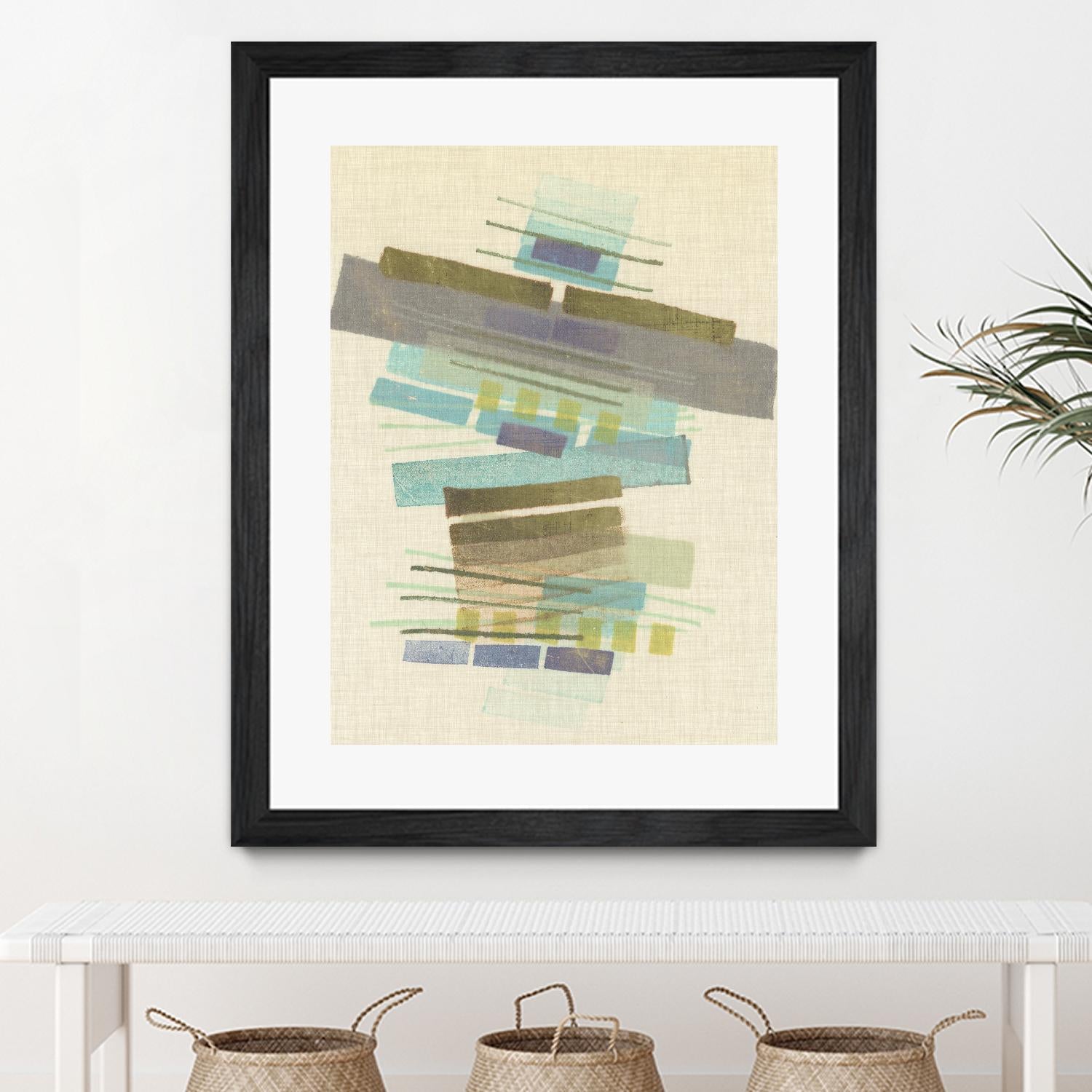 Balancing II by Nikki Galapon on GIANT ART - blue abstract