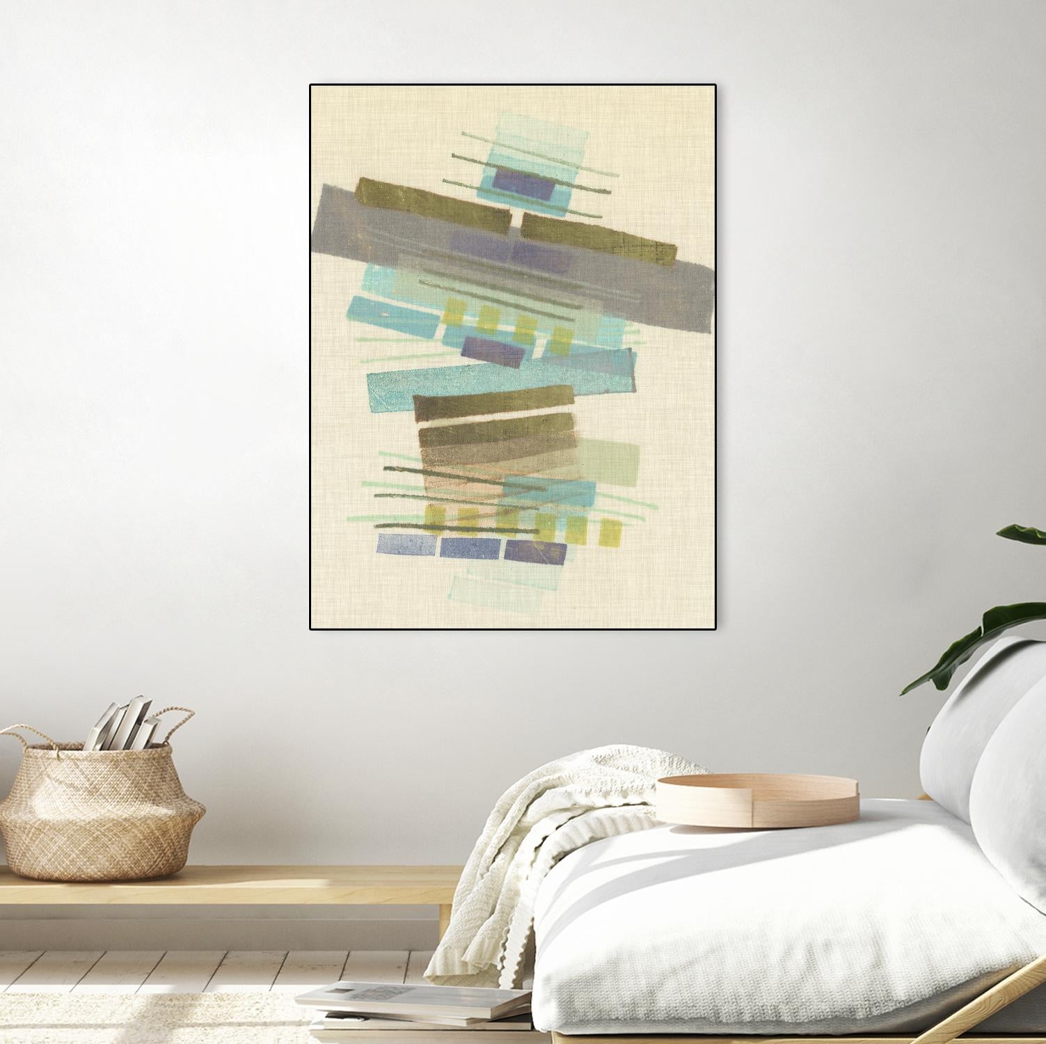 Balancing II by Nikki Galapon on GIANT ART - blue abstract