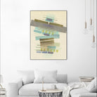 Balancing II by Nikki Galapon on GIANT ART - blue abstract