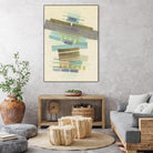 Balancing II by Nikki Galapon on GIANT ART - blue abstract