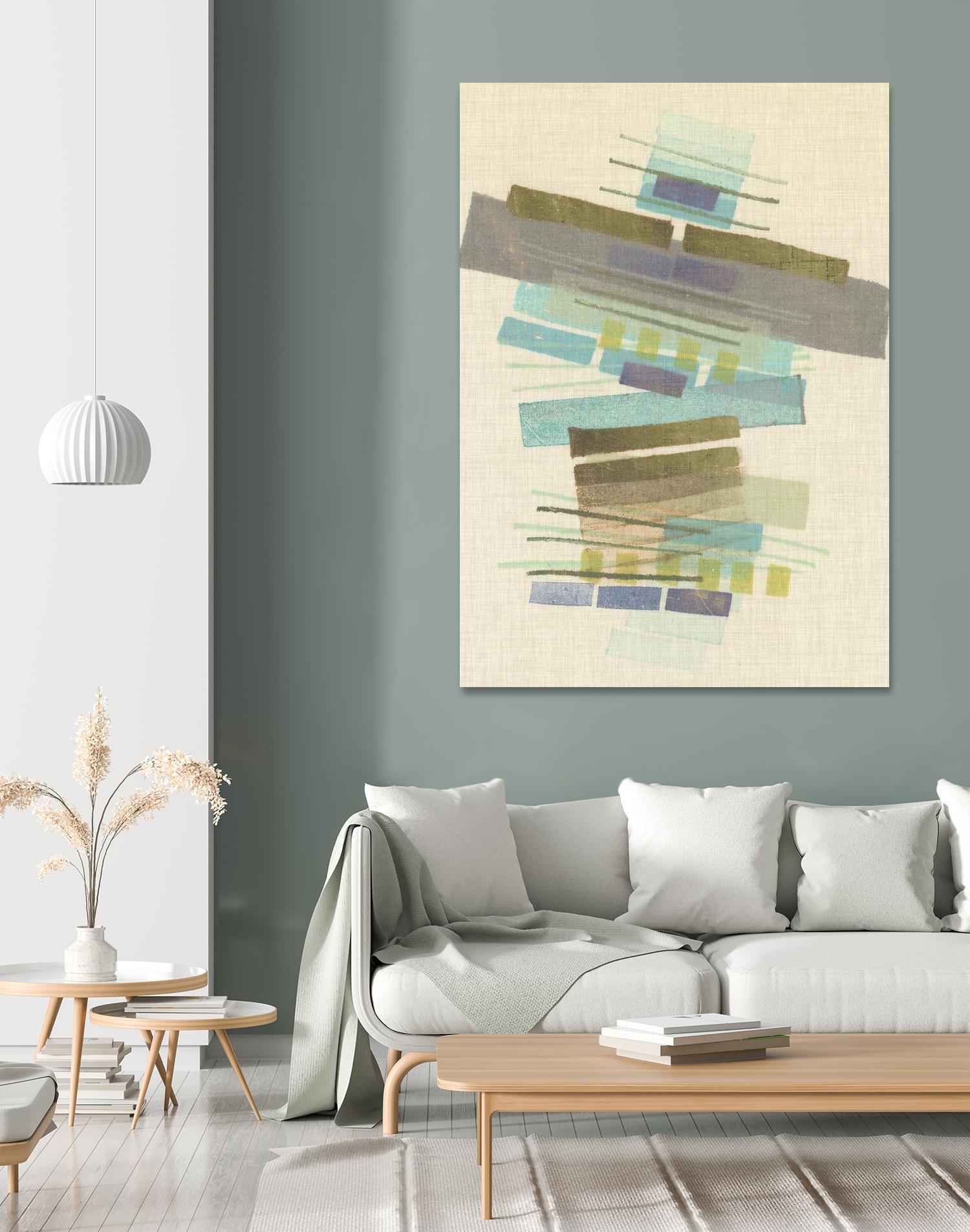 Balancing II by Nikki Galapon on GIANT ART - blue abstract