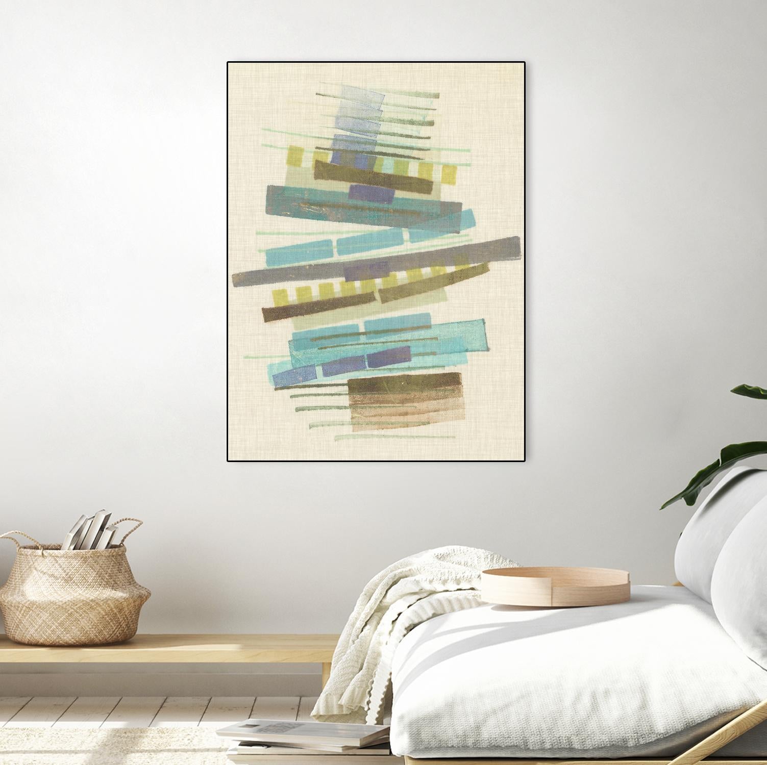 Balancing III by Nikki Galapon on GIANT ART - blue abstract