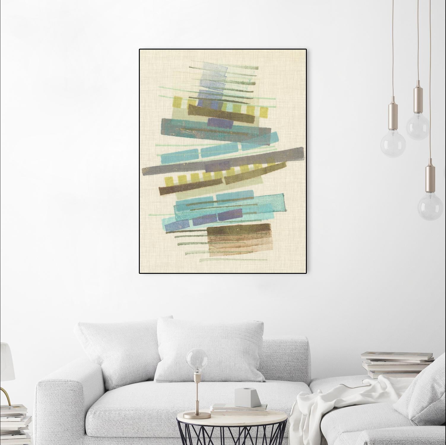 Balancing III by Nikki Galapon on GIANT ART - blue abstract