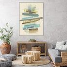 Balancing III by Nikki Galapon on GIANT ART - blue abstract