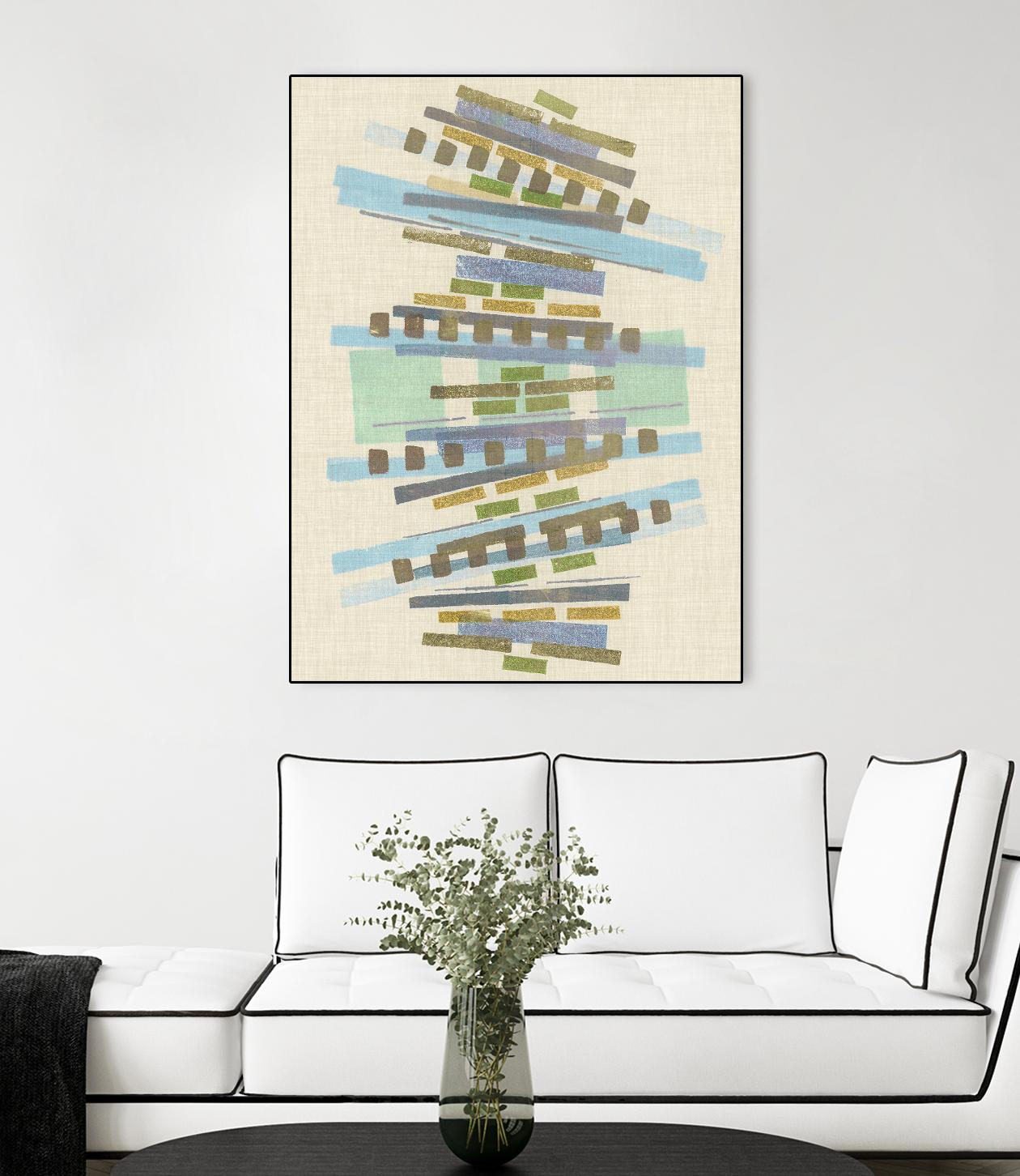 Balancing IV by Nikki Galapon on GIANT ART - blue abstract