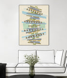 Balancing IV by Nikki Galapon on GIANT ART - blue abstract