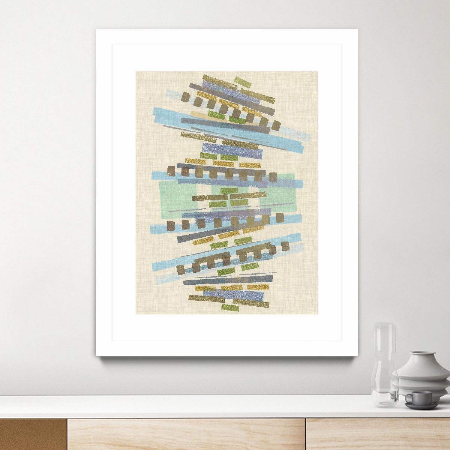 Balancing IV by Nikki Galapon on GIANT ART - blue abstract