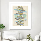 Balancing IV by Nikki Galapon on GIANT ART - blue abstract