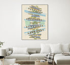 Balancing IV by Nikki Galapon on GIANT ART - blue abstract