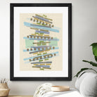 Balancing IV by Nikki Galapon on GIANT ART - blue abstract