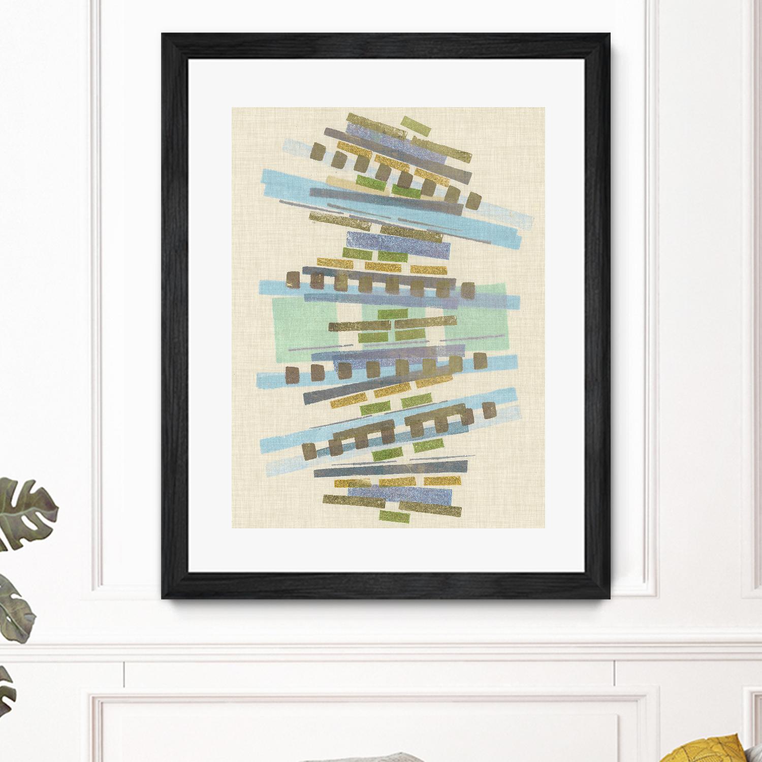 Balancing IV by Nikki Galapon on GIANT ART - blue abstract