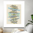 Balancing IV by Nikki Galapon on GIANT ART - blue abstract