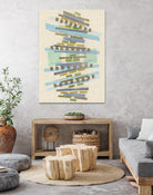 Balancing IV by Nikki Galapon on GIANT ART - blue abstract