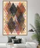 Inked Triangles I by Nikki Galapon on GIANT ART - brown abstract