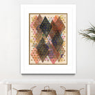 Inked Triangles I by Nikki Galapon on GIANT ART - brown abstract