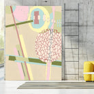 Elevated Pod I by Nikki Galapon on GIANT ART - green abstract