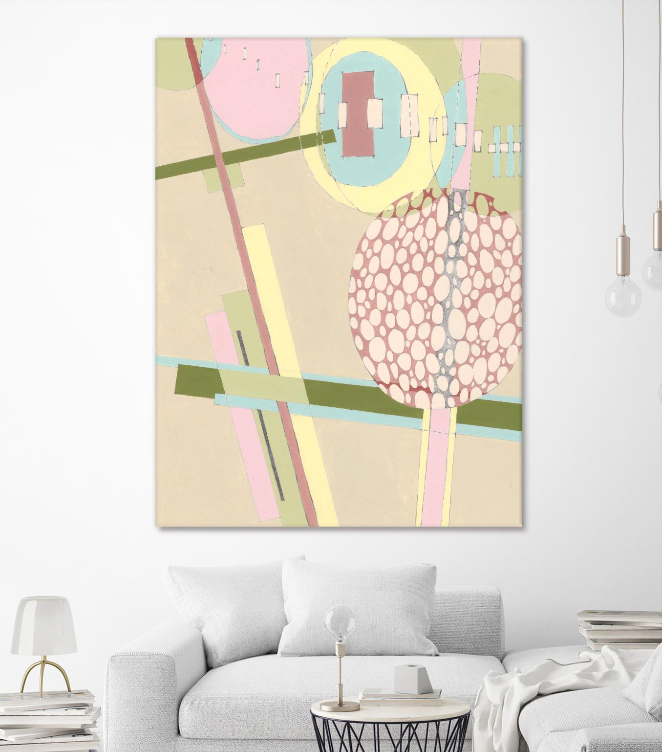 Elevated Pod I by Nikki Galapon on GIANT ART - green abstract