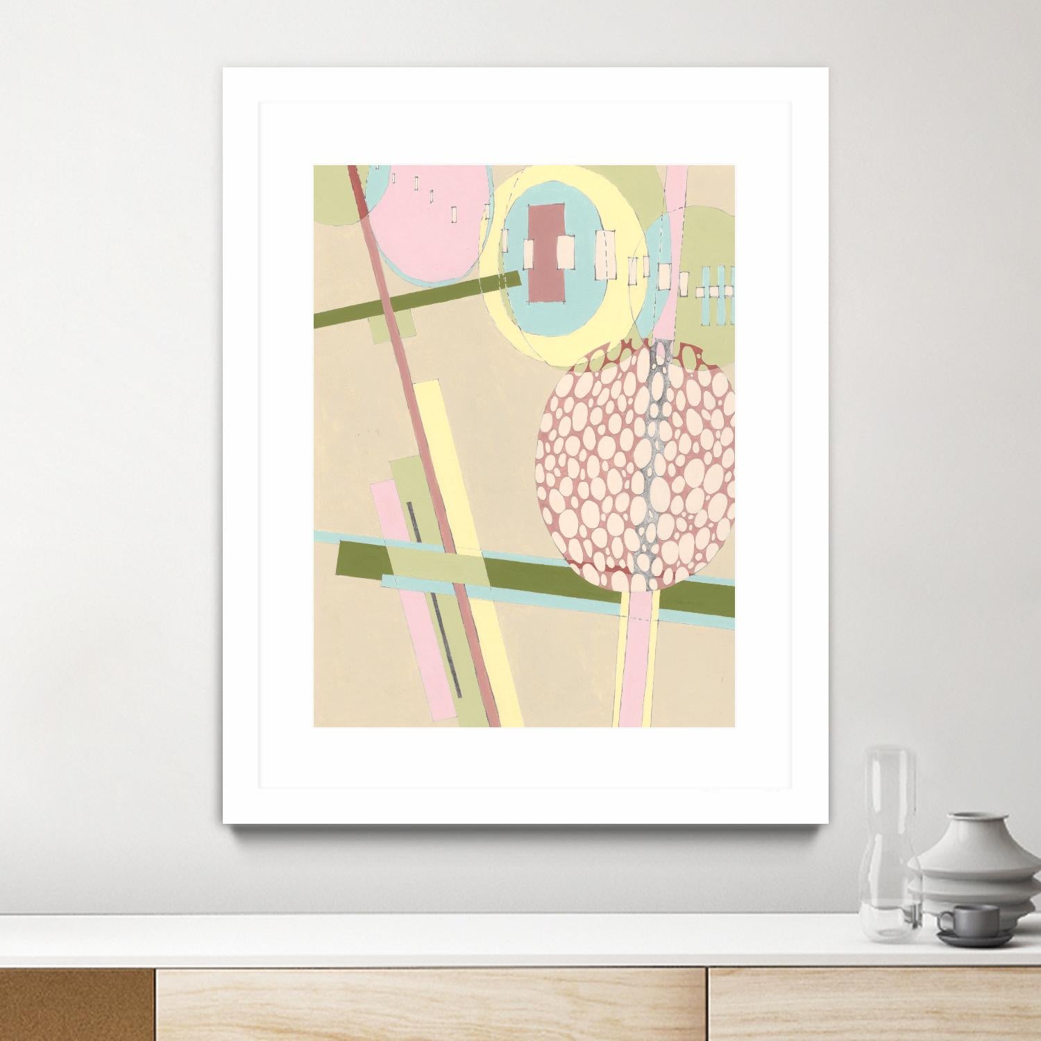 Elevated Pod I by Nikki Galapon on GIANT ART - green abstract