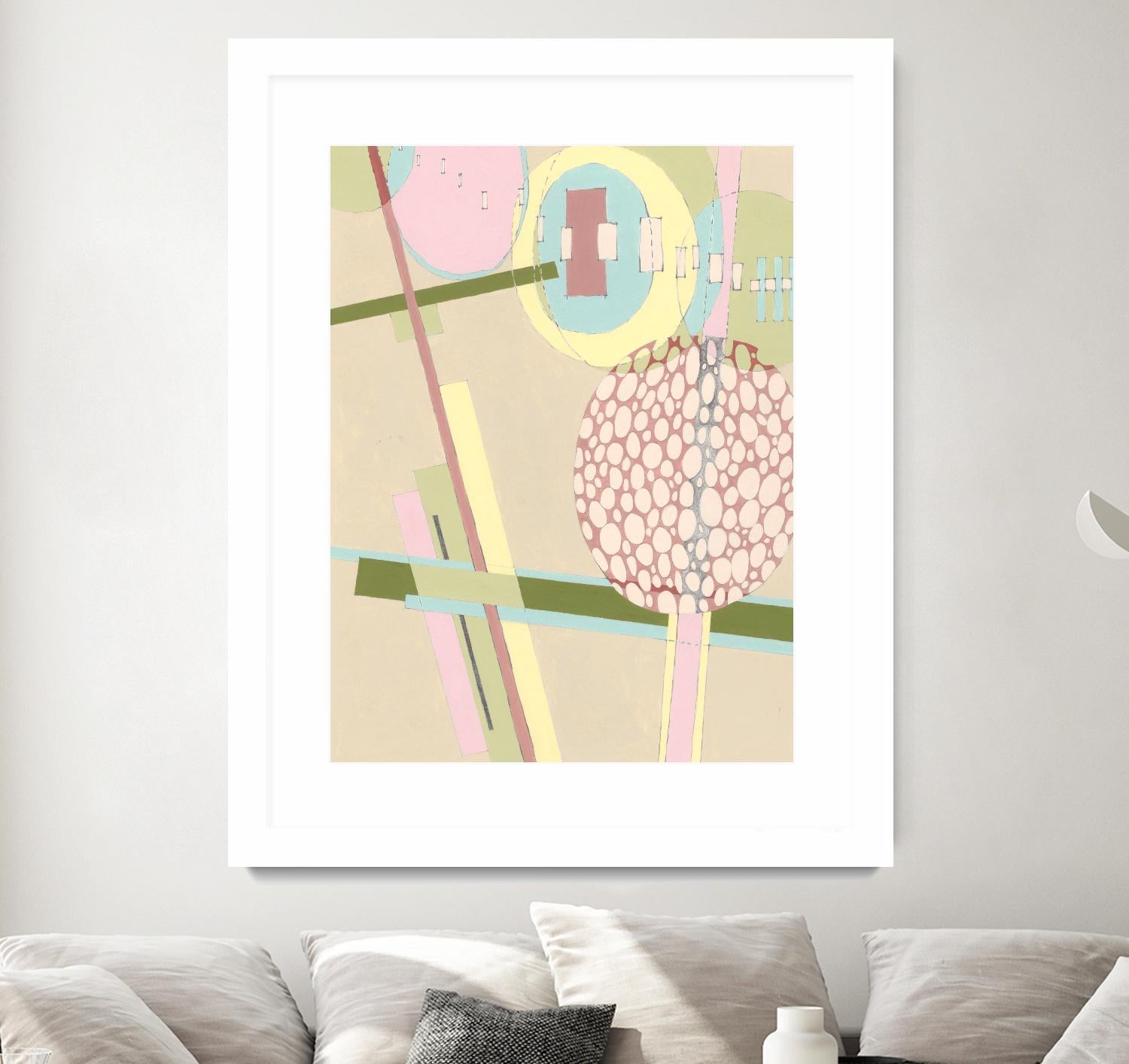 Elevated Pod I by Nikki Galapon on GIANT ART - green abstract