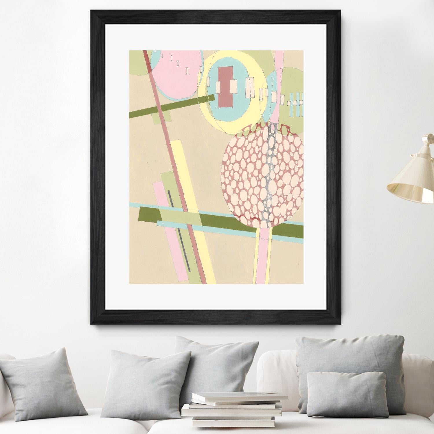 Elevated Pod I by Nikki Galapon on GIANT ART - green abstract