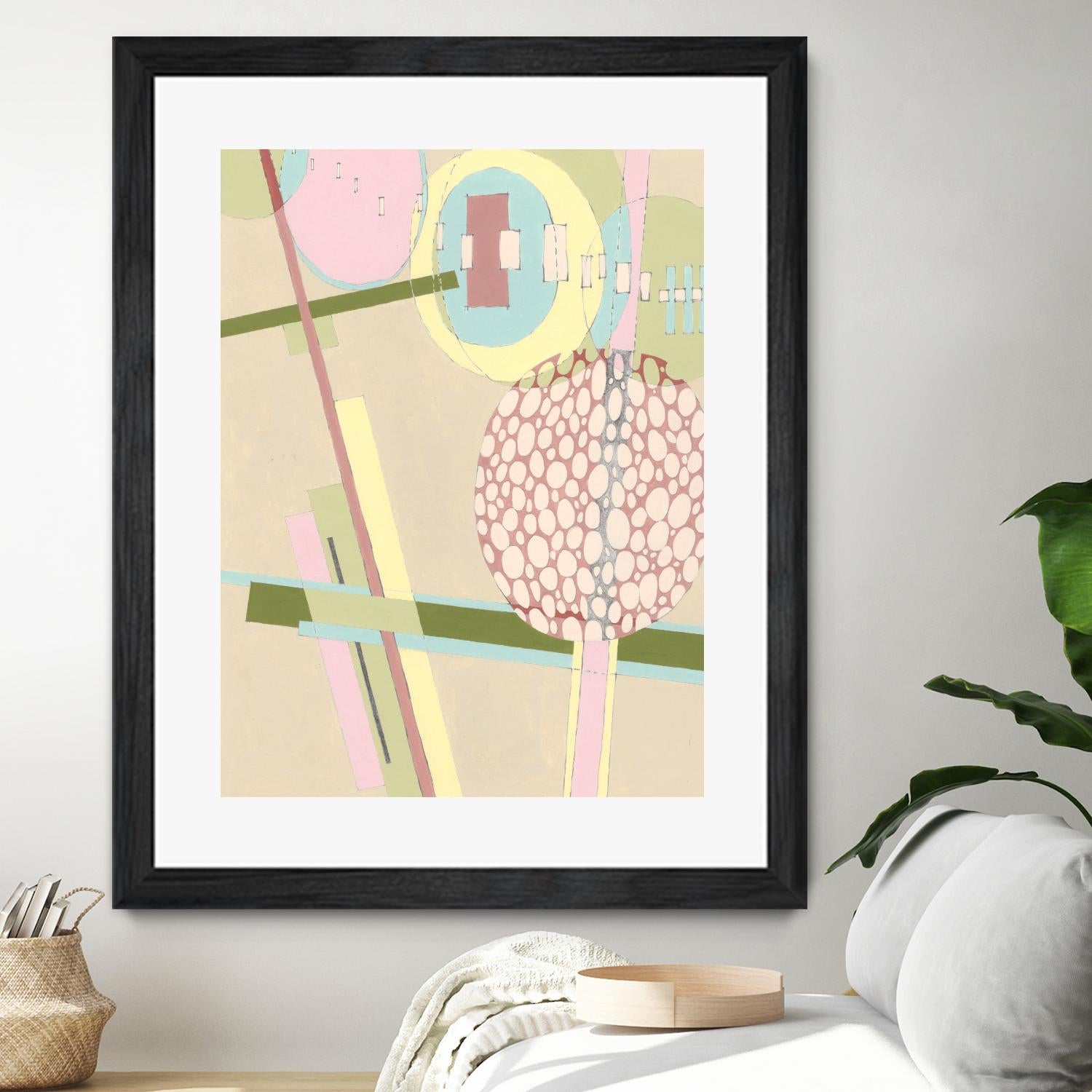 Elevated Pod I by Nikki Galapon on GIANT ART - green abstract