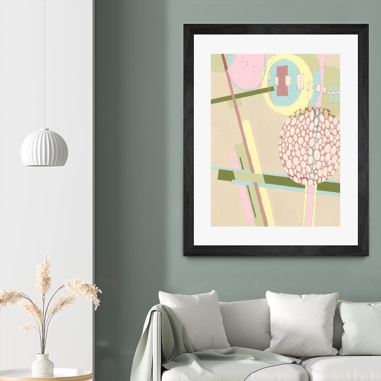 Elevated Pod I by Nikki Galapon on GIANT ART - green abstract