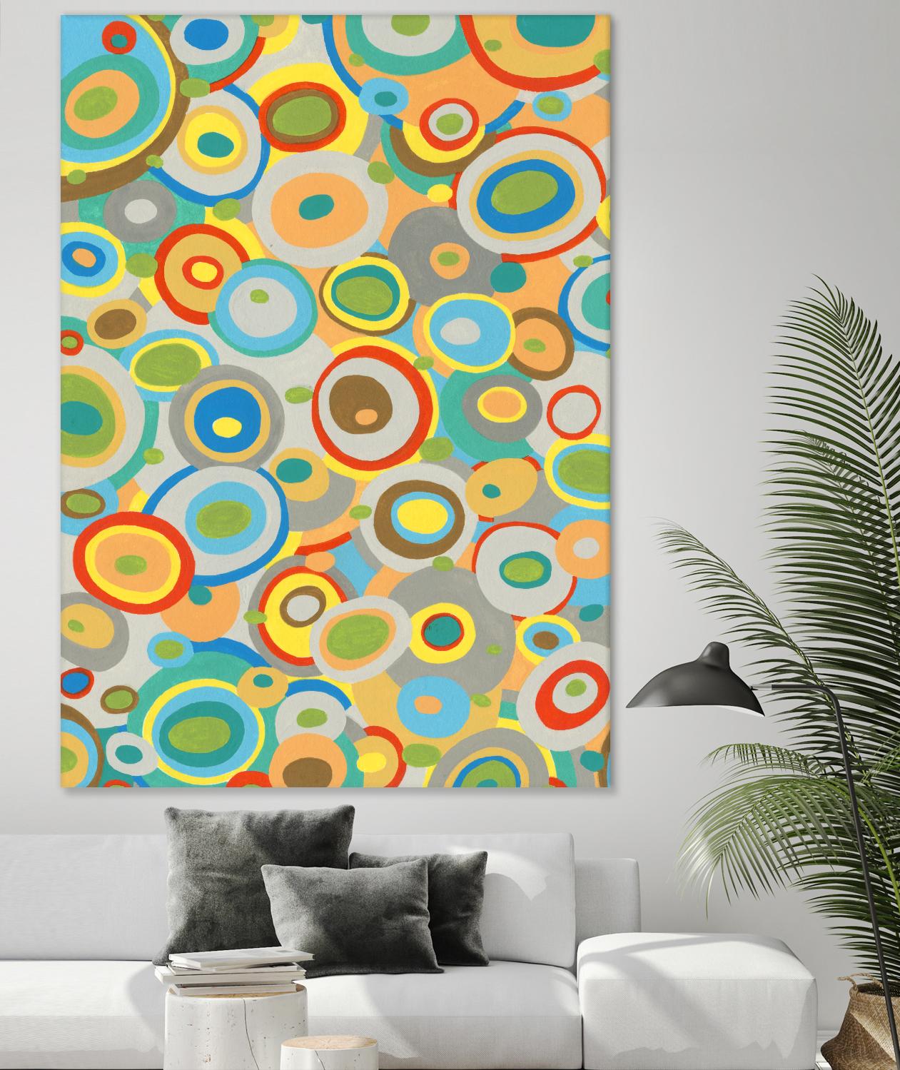 Overlapping Ovals I by Nikki Galapon on GIANT ART - abstract