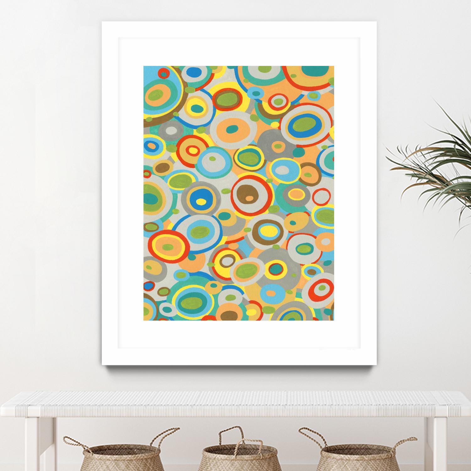 Overlapping Ovals I by Nikki Galapon on GIANT ART - abstract
