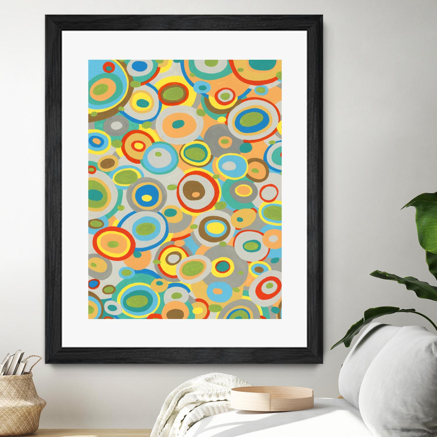 Overlapping Ovals I by Nikki Galapon on GIANT ART - abstract