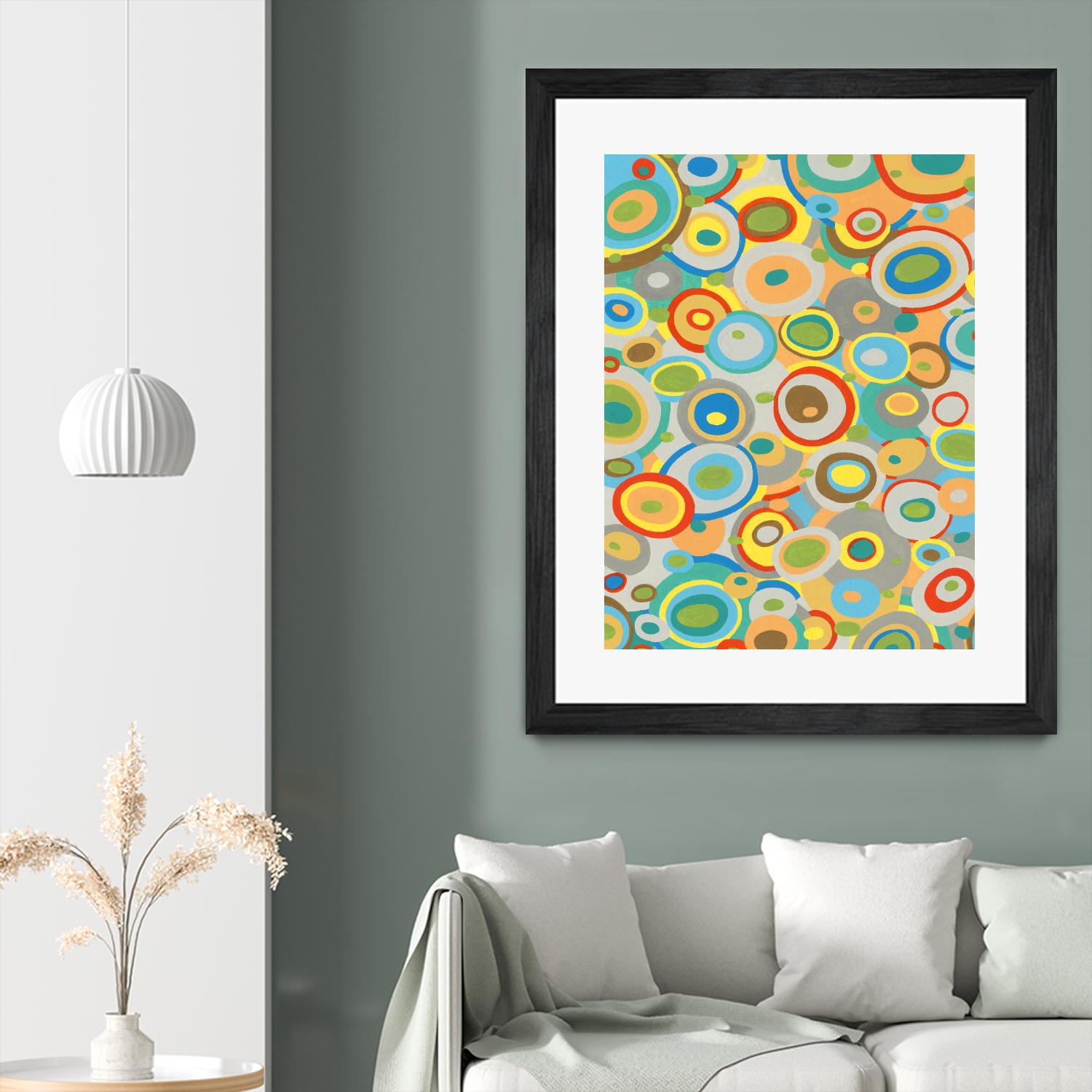 Overlapping Ovals I by Nikki Galapon on GIANT ART - abstract