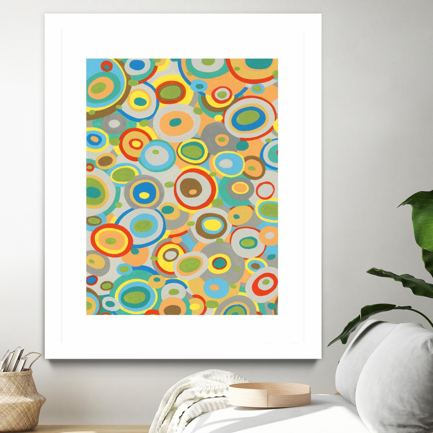 Overlapping Ovals I by Nikki Galapon on GIANT ART - abstract