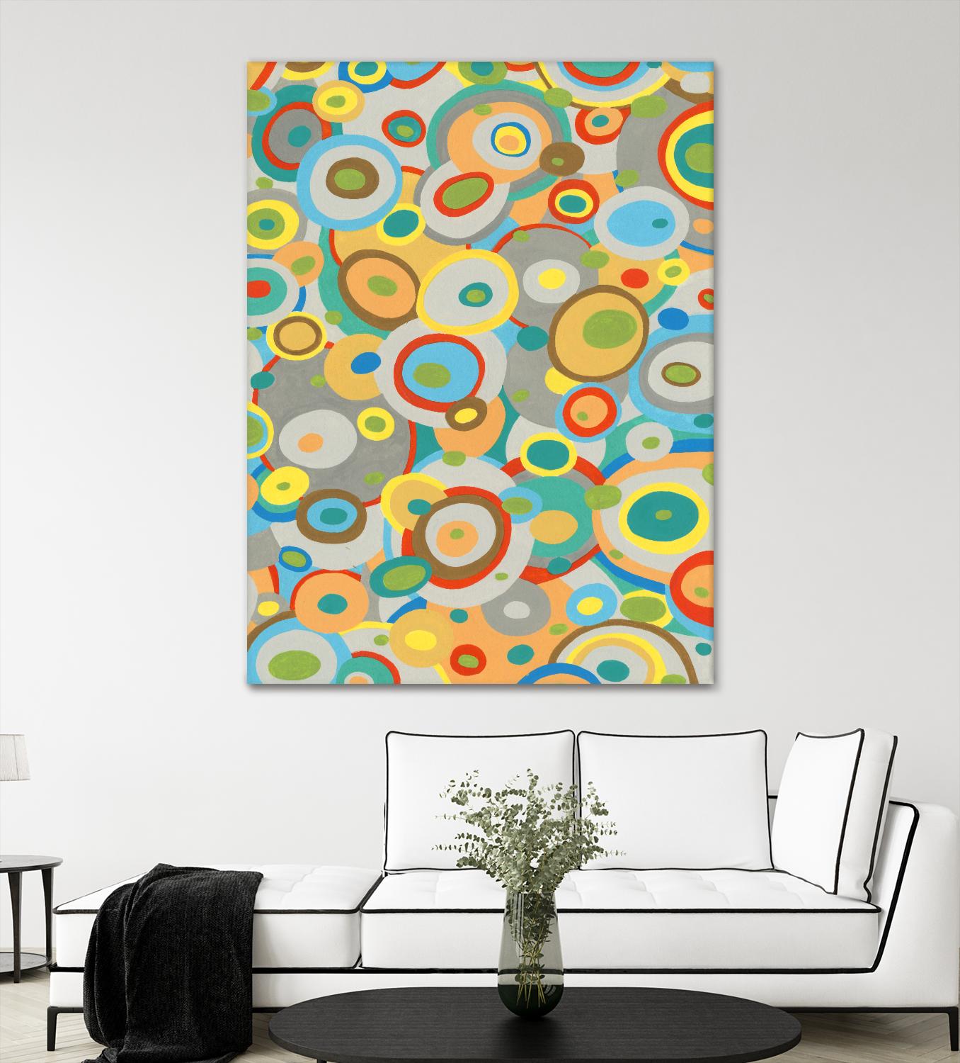 Overlapping Ovals II by Nikki Galapon on GIANT ART - abstract