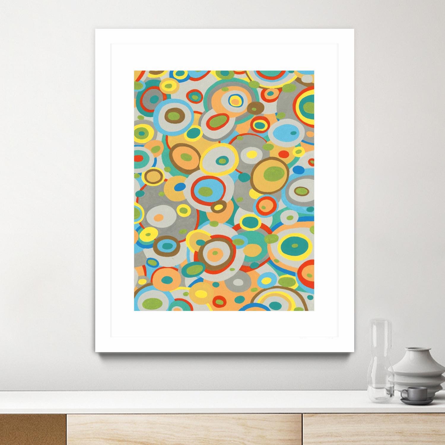 Overlapping Ovals II by Nikki Galapon on GIANT ART - abstract