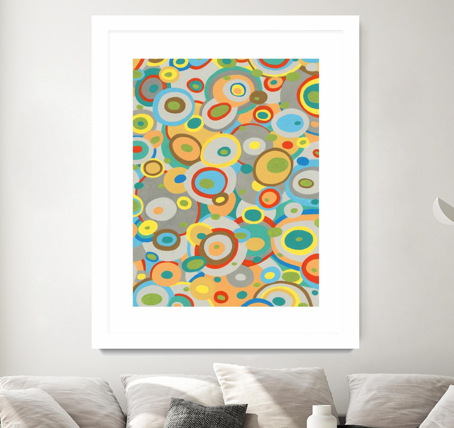 Overlapping Ovals II by Nikki Galapon on GIANT ART - abstract