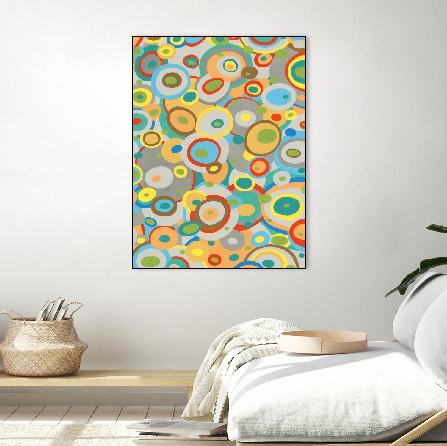 Overlapping Ovals II by Nikki Galapon on GIANT ART - abstract
