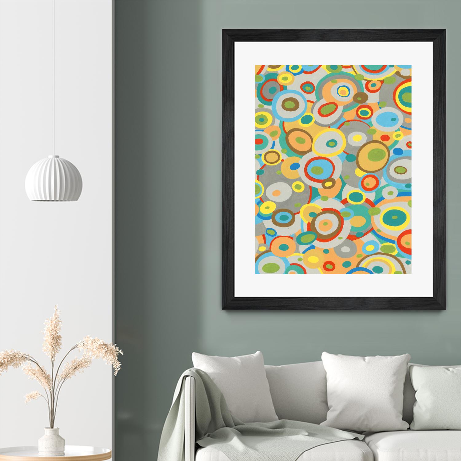 Overlapping Ovals II by Nikki Galapon on GIANT ART - abstract