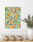 Overlapping Ovals II by Nikki Galapon on GIANT ART - abstract