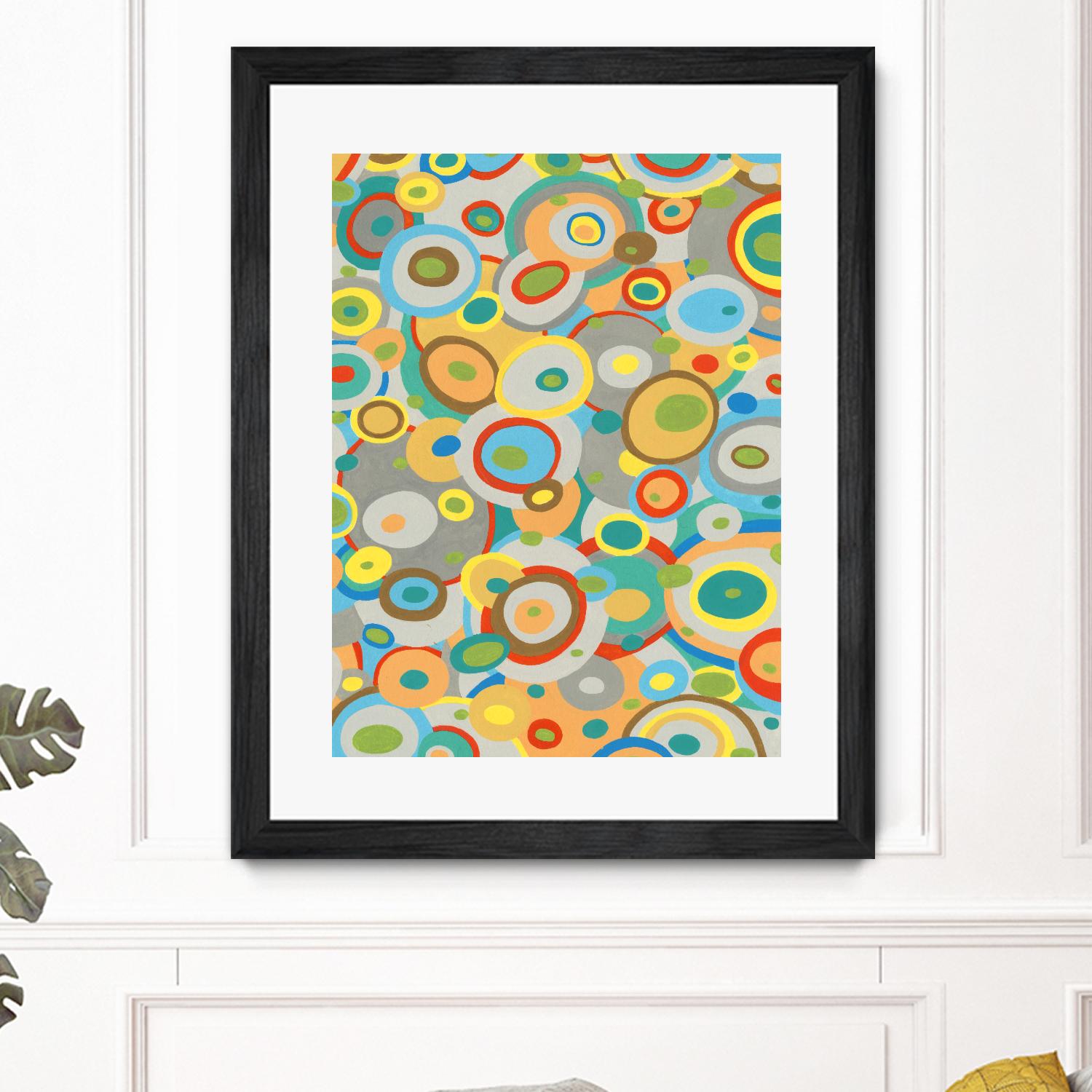 Overlapping Ovals II by Nikki Galapon on GIANT ART - abstract